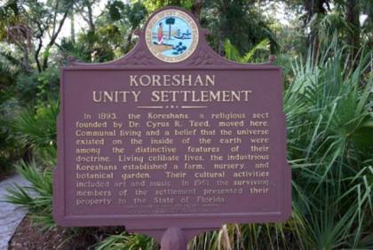 floridatraveler koreshan plaque1