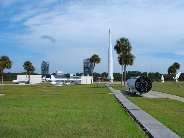 FLORIDATRAVELER rocket garden at airforce canaveral