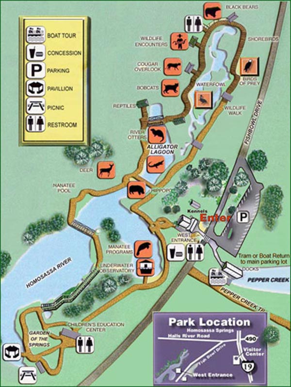 floridatraveler HOMOSASSA MAP