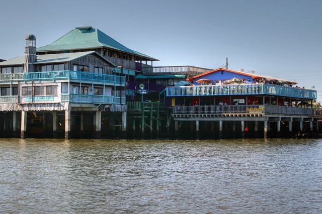 My Son at Cedar Key Lighthouse